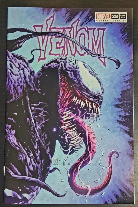 VENOM #28 (2020) VALERIO GIANGIORDANO EXCLUSIVE TRADE DRESS CONNECTING COVER NM