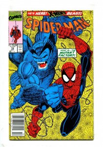 Spider-Man #15 - Beast Appearance / Newsstand Edition (9.2) 1991