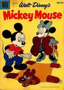 Mickey Mouse (Walt Disney's) #62 VG ; Dell | low grade comic October 1958 Minnie