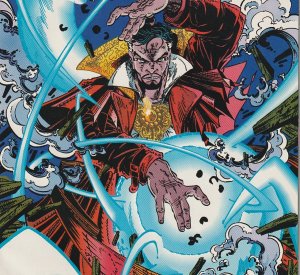 Over The Edge # 2 Dr. Strange Faces Silver Dagger
