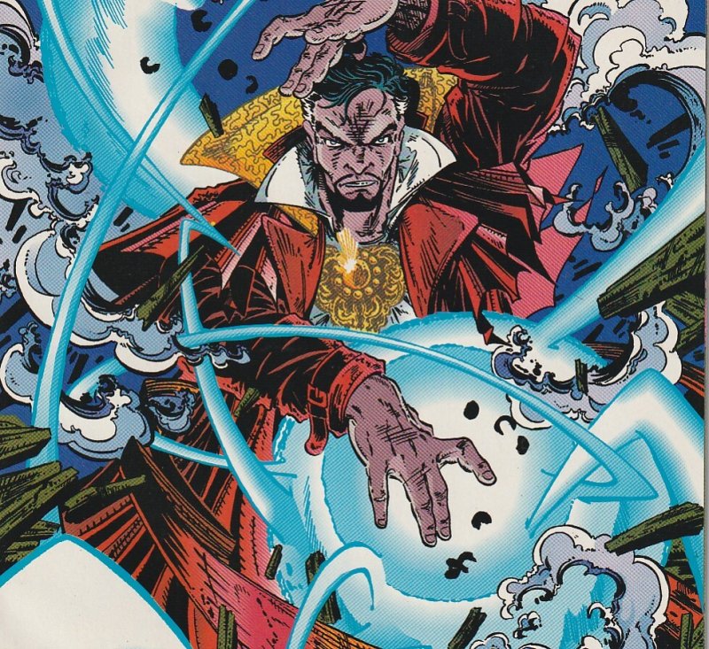 Over The Edge # 2 Dr. Strange Faces Silver Dagger