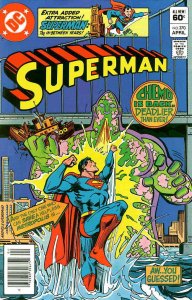 Superman (1st Series) #370 (Newsstand) VF ; DC | April 1982 Chemo