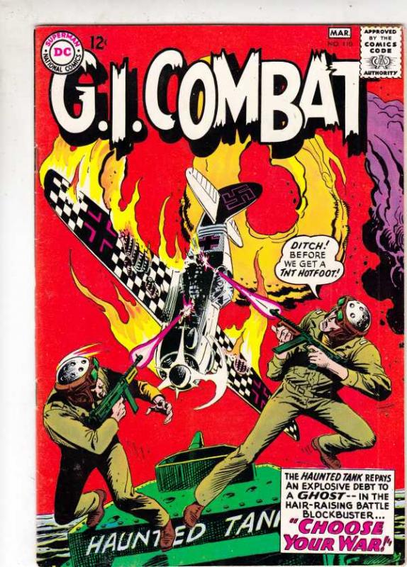 G.I. Combat #110 (Mar-65) VF High-Grade The Haunted Tank