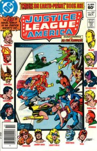 Justice League of America #207 (Newsstand) FN ; DC | Crisis on Earth-Prime 3