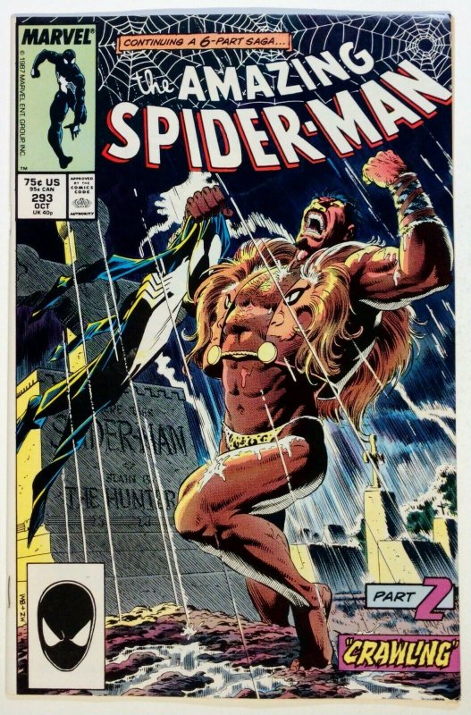 Amazing Spider-Man #293, Kraven's Last Hunt story arc part 2 