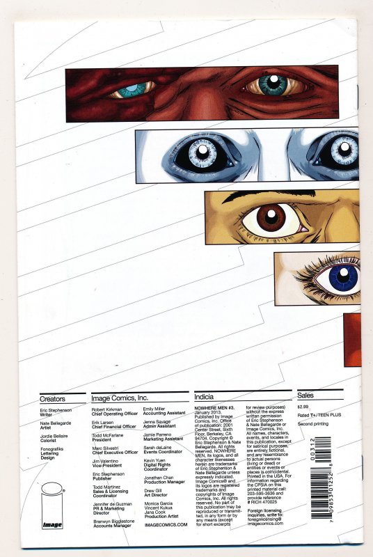 Nowhere Men (2012 Image) #1-6 NM