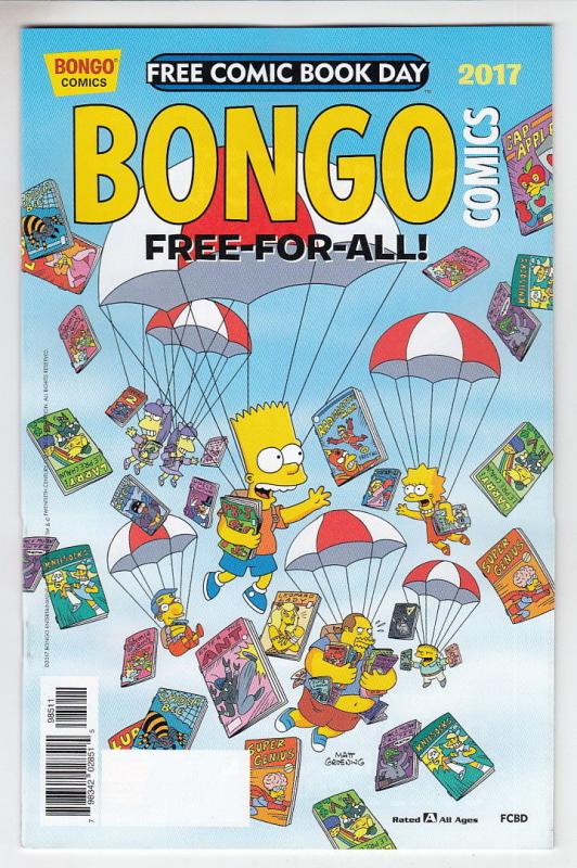 BONGO COMICS FREE-FOR-ALL (2017 BONGO COMICS) #1 Unstamped NM-  FCBD 2017