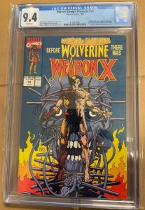 Marvel Comics Presents #72 (1991) CGC 9.4