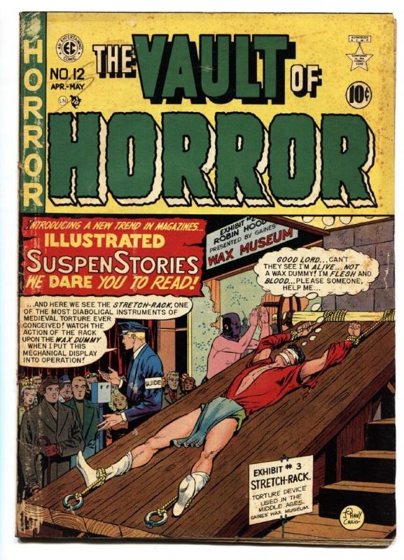 VAULT OF HORROR #12 First issue 1950 PRE CODE HORROR-INGLES-KAMEN-DAVIS-CRAIG-EC