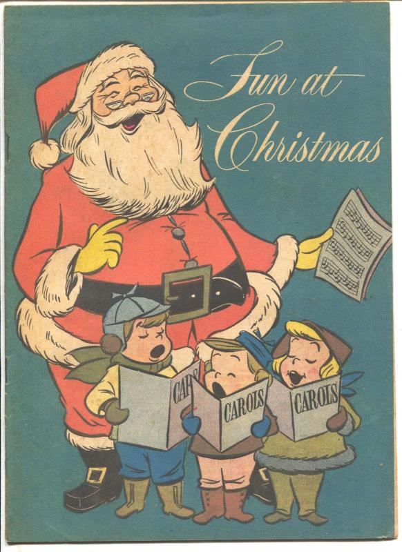 March Of Comics #138 1955-Christmas-Santa Claus-Maas Brothers-Rare-VF