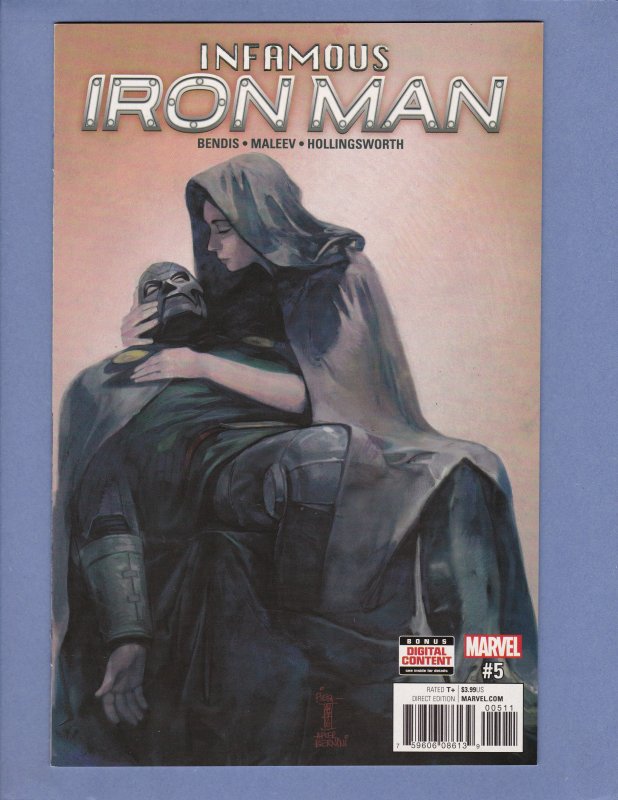 Infamous Iron Man #5 NM- Dr Doom as Iron Man Thing Marvel 2017 1st Print