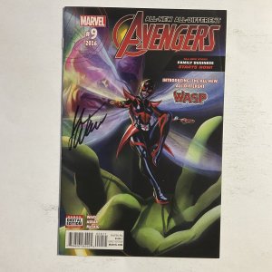 All-New All-Different Avengers 9 2016 Signed by Mark Waid Marvel Vf