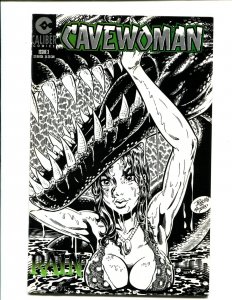 Cavewoman: Rain #3 - BUDD ROOT B+W COVER! (9.0/9.2) 1996