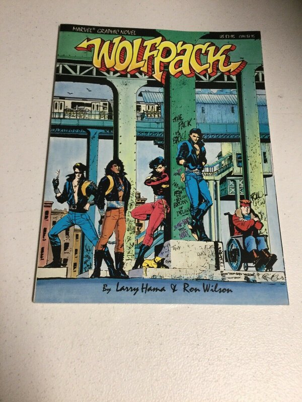 Wolfpack A Marvel Graphic Novel Nm Near Mint Larry Hama Ron Wilson