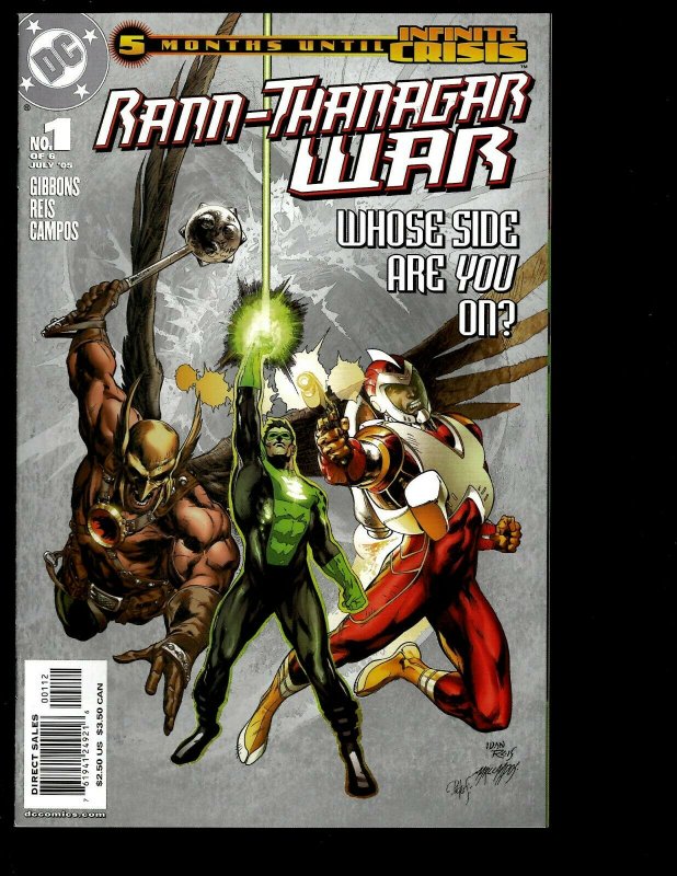 6 Rann-Thanagar War DC Comics # 1 2 3 4 5 6 Green Lantern Hawkgirl Sci-Fi GK24