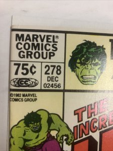 Incredible Hulk (1983) # 278 (NM) Canadian Price Variant CPV !
