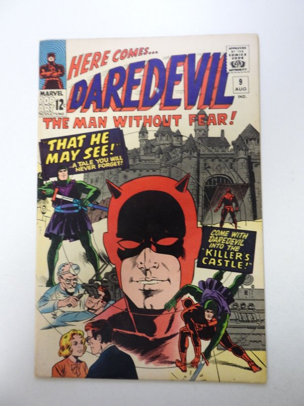 Daredevil #9 (1965) FN/VF condition ink back cover