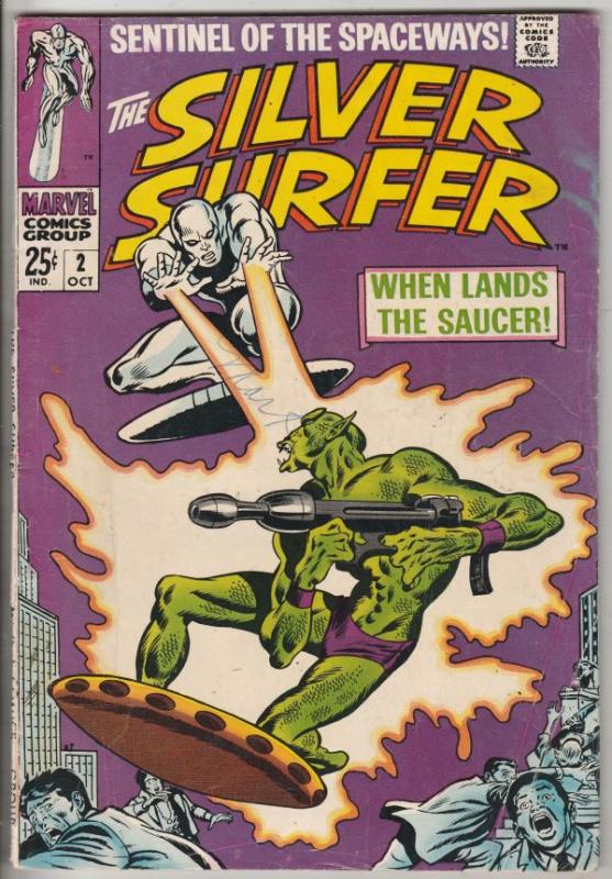 Silver Surfer #2 (Oct-68) FN Mid-Grade Silver Surfer, Shalla Bal