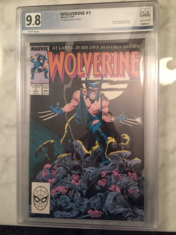 Wolverine 1 9.8 PGX (like CGC)