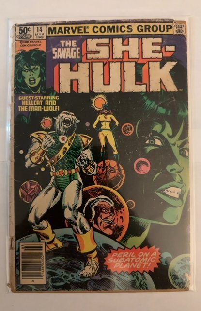 The Savage She-Hulk #14 (1981) NEWSSTAND EDITION