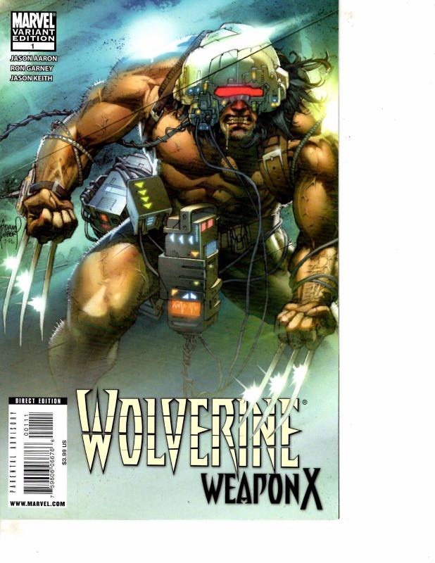 Lot Of 2 Marvel Comic Book Wolverine Snikt #4 and Weapon X #1 BH52