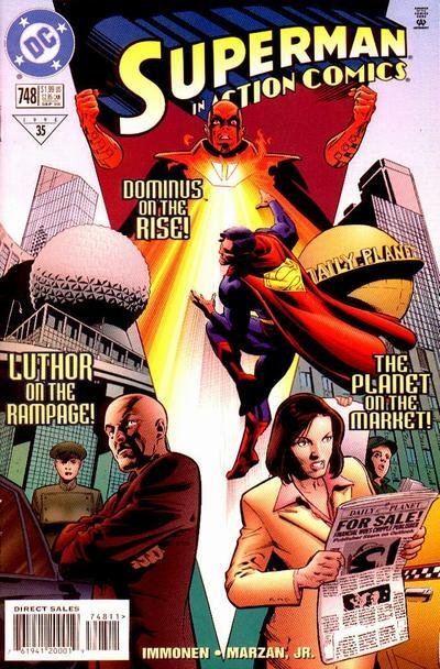 Action Comics #748 Stuart Immonen Story, Cover and Art 1998 Triangle 35