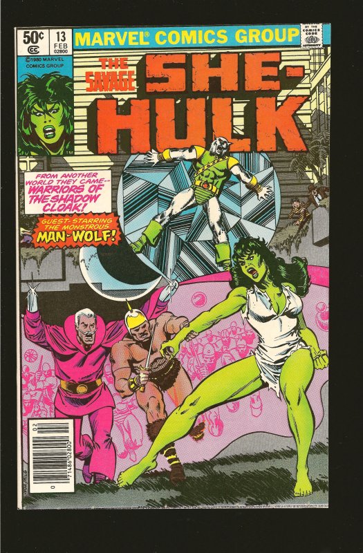 Marvel Comics The Savage She Hulk Vol 1 No 13 February 1981