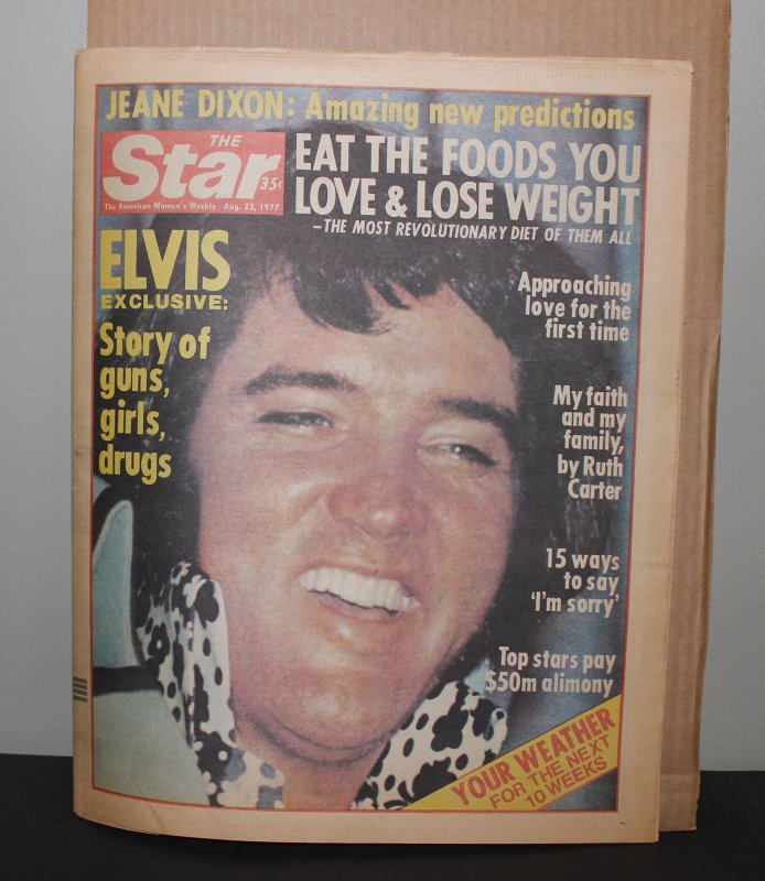 Elvis Presley Star Paper August 23, 1977