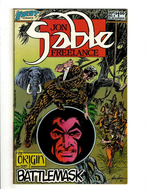 12 Jon Sable Freelance First Comics # 1 2 3 4 5 6 7 8 9 10 11 12 Spy Thrill HG4