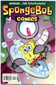 SPONGEBOB #4, VF/NM + #5 NM-, Square pants, Bongo, Cartoon comic, 2011 