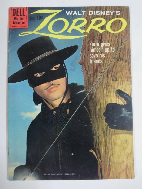 ZORRO #10 (Dell,6/1960) (FINE;F) Photo Cover! Walt Disney!