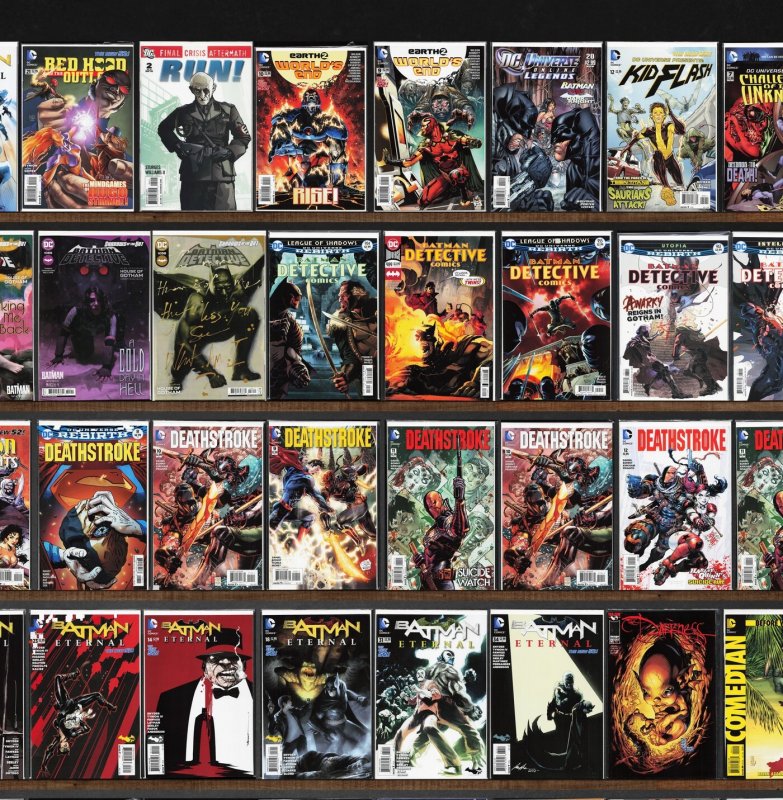Huge Lot 150+ Comics with Batman Eternal, Detective Comics, Deathstroke & More!