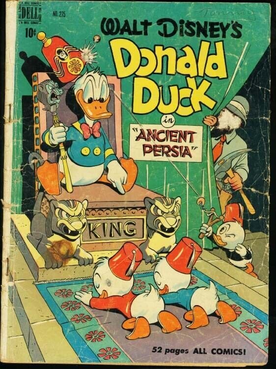 DONALD DUCK-DELL FOUR COLOR COMICS #275 1950-DELL-WALT DISNEY- G