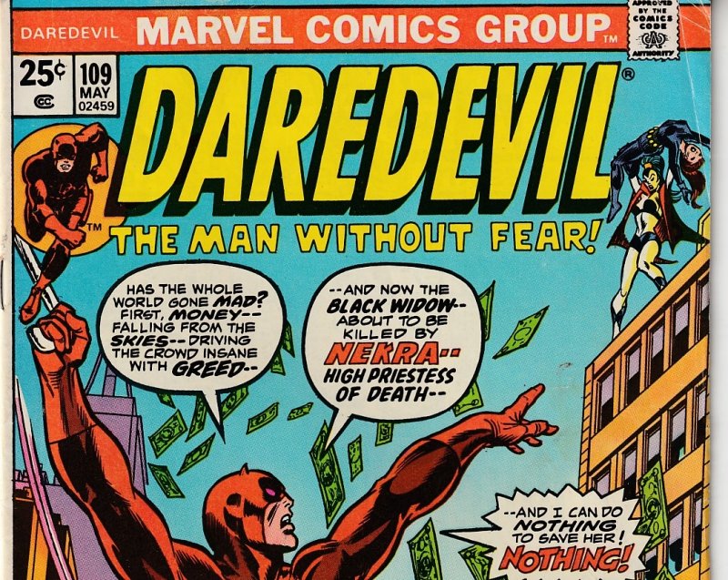 Daredevil(vol. 1) # 109 The Living Demon called Nekra !