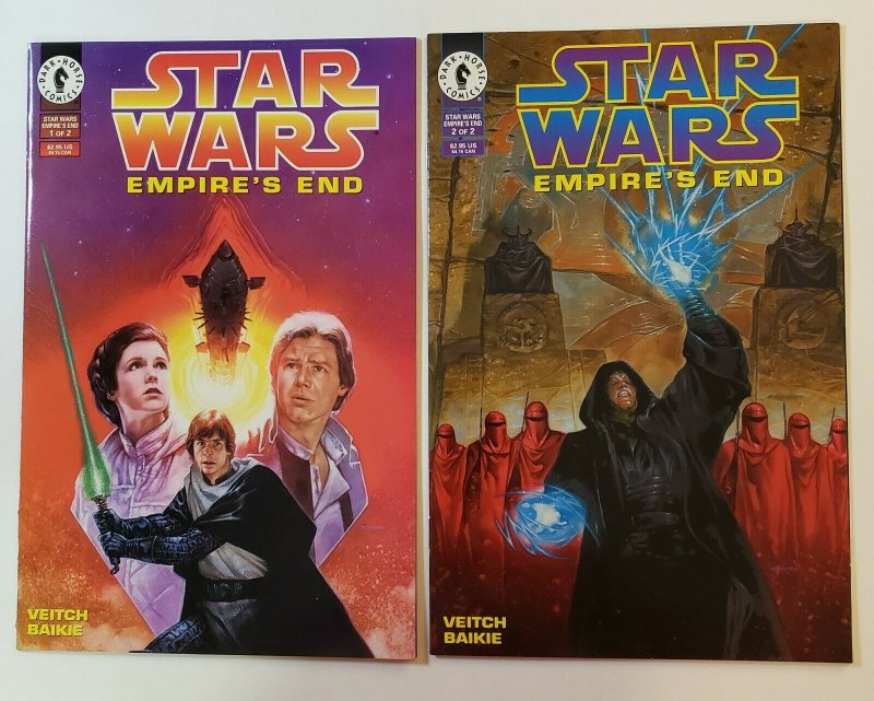 Star Wars: Empire's End #1-2 Complete Set Dark Horse Comics 1995 NM Han Solo