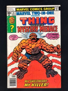 Marvel Two-in-One #31 (1977) The Thing Alone Against the Mystery Menace?