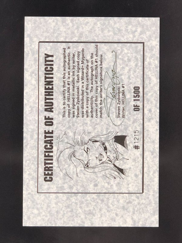 Hellina #1 (1994) Signed by Steven Zyskowski