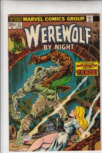 Werewolf by Night #13 (Jan-74) VF/NM High-Grade Werewolf