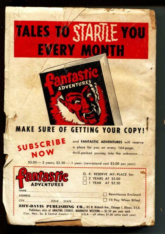 Fantastic Adventures Quarterly Reissue-Pulps-Fall/1950-Lyle Burke