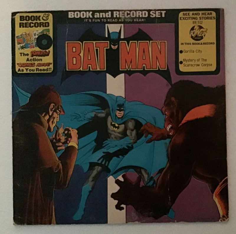 Batman: Record and Book Set, BR512, 33 1/3 RPM, 12 inch