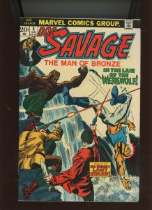 (1974) Doc Savage #8: BRONZE AGE! WEREWOLF'S LAIR! (5.0/5.5)