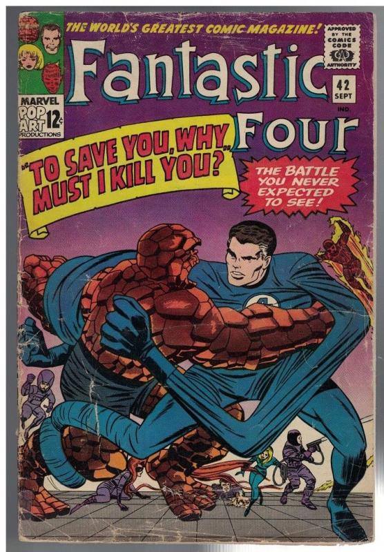 FANTASTIC FOUR 42 FR-G  Sept. 1965