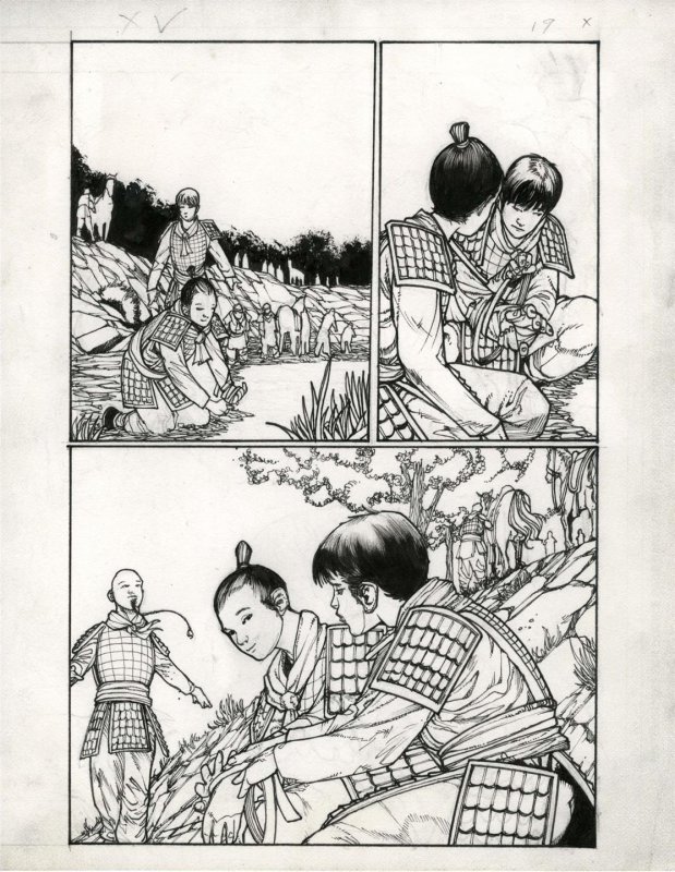 Mulan One Shot page 19 Published art by ALEX SANCHEZ Disney