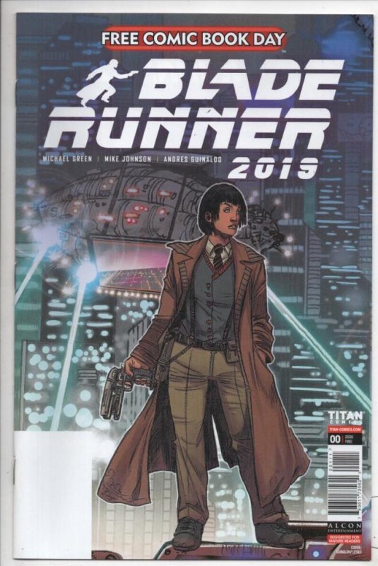 BLADE RUNNER 2019 #00, FCBD, NM, Sci-fi, Titan, 2020