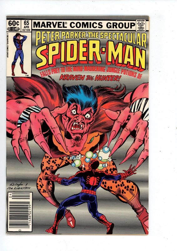 The Spectacular Spider-Man #65 (1982) Spider-Man Marvel Comics