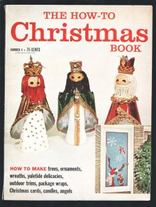 How-To Christmas Book #4 1961-make Christmas trees-ornaments-wreaths-cards-de...