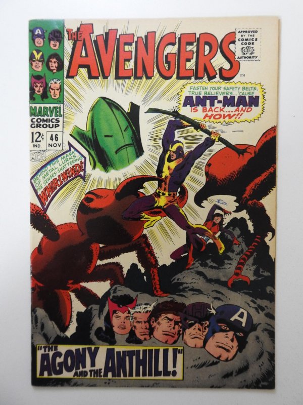 The Avengers #46 (1967) FN- Condition! ink back cover