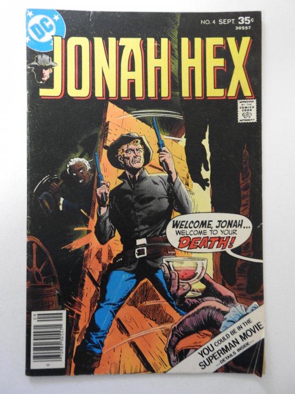 Jonah Hex #4 (1977) VG+ Condition 1/2 in spine split