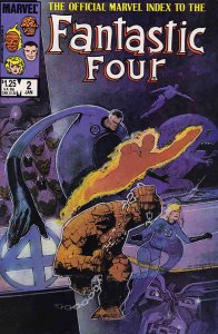Official Marvel Index to the Fantastic Four #2 VF ; Marvel | Bill Sienkiewicz