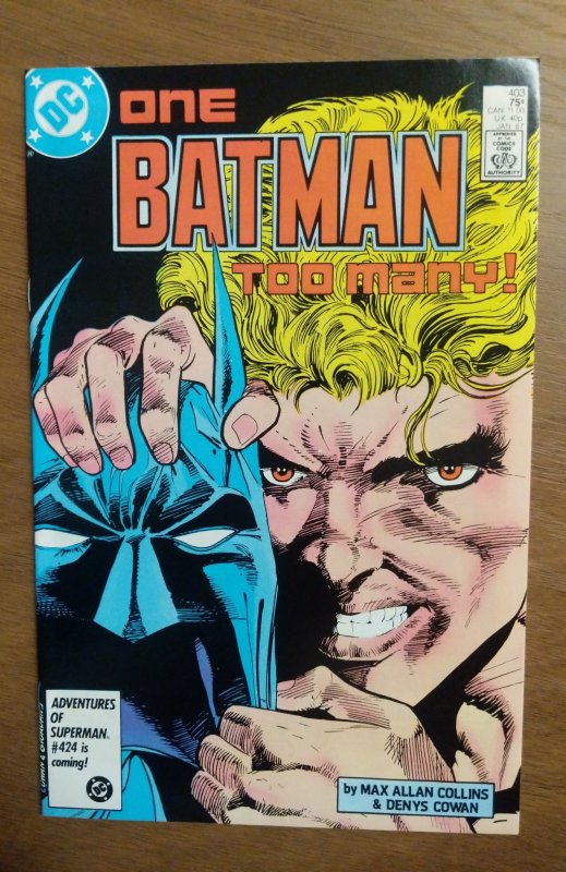 Batman #403 (1987) DC Comics C118